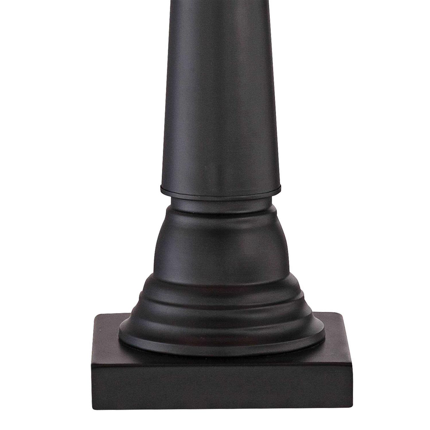 360 Lighting Dolbey Rustic Farmhouse Table Lamps 28 Tall Set of 2 Bronze White Drum Shade Bedroom Living Room