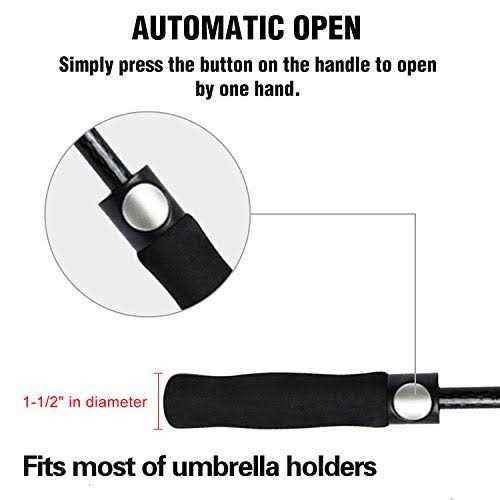 ACEIken Golf Umbrella Windproof Large 62 Inch Double Canopy Vented