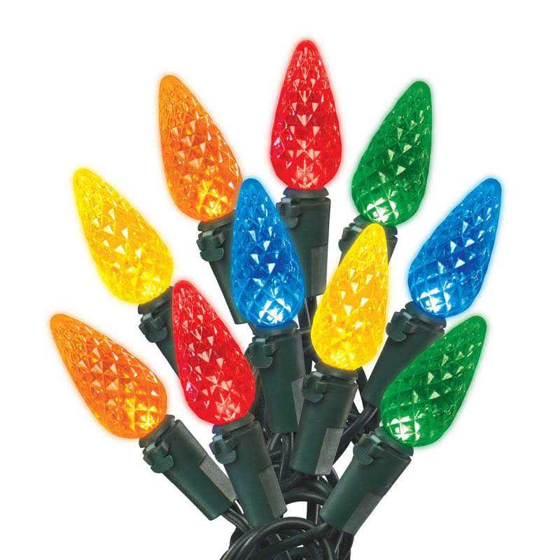 Sylvania 100 Ct LED C6 Lights