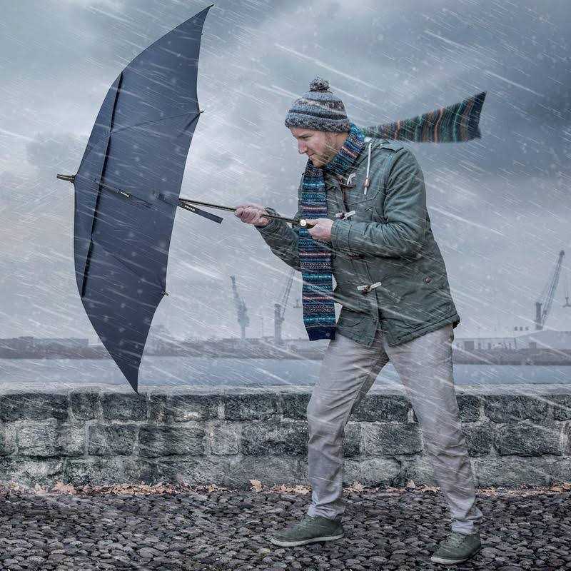 TradMall Travel Umbrella Windproof with 46 Inches Large Canopy 10 Reinforced Fiberglass Ribs Ergonomic Handle Auto Open & Close