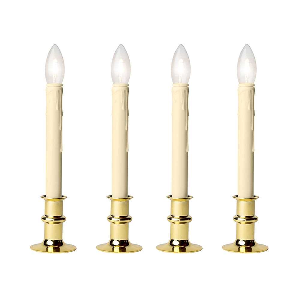 Battery Operated Bi-Directional LED Adjustable Candle 2-pack or 4-pack