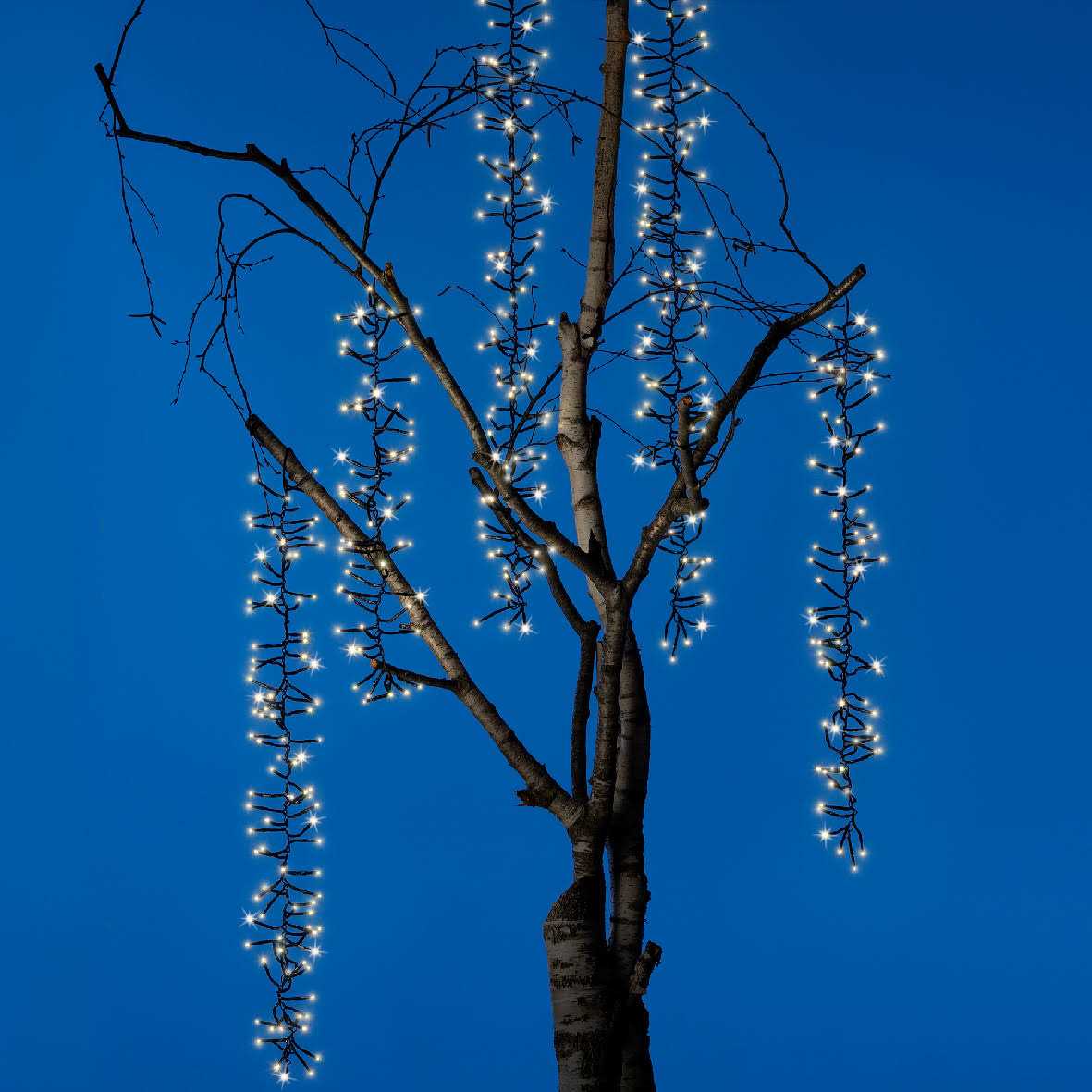 39 FT Cascade Extension Set Warm White Christmas Lights