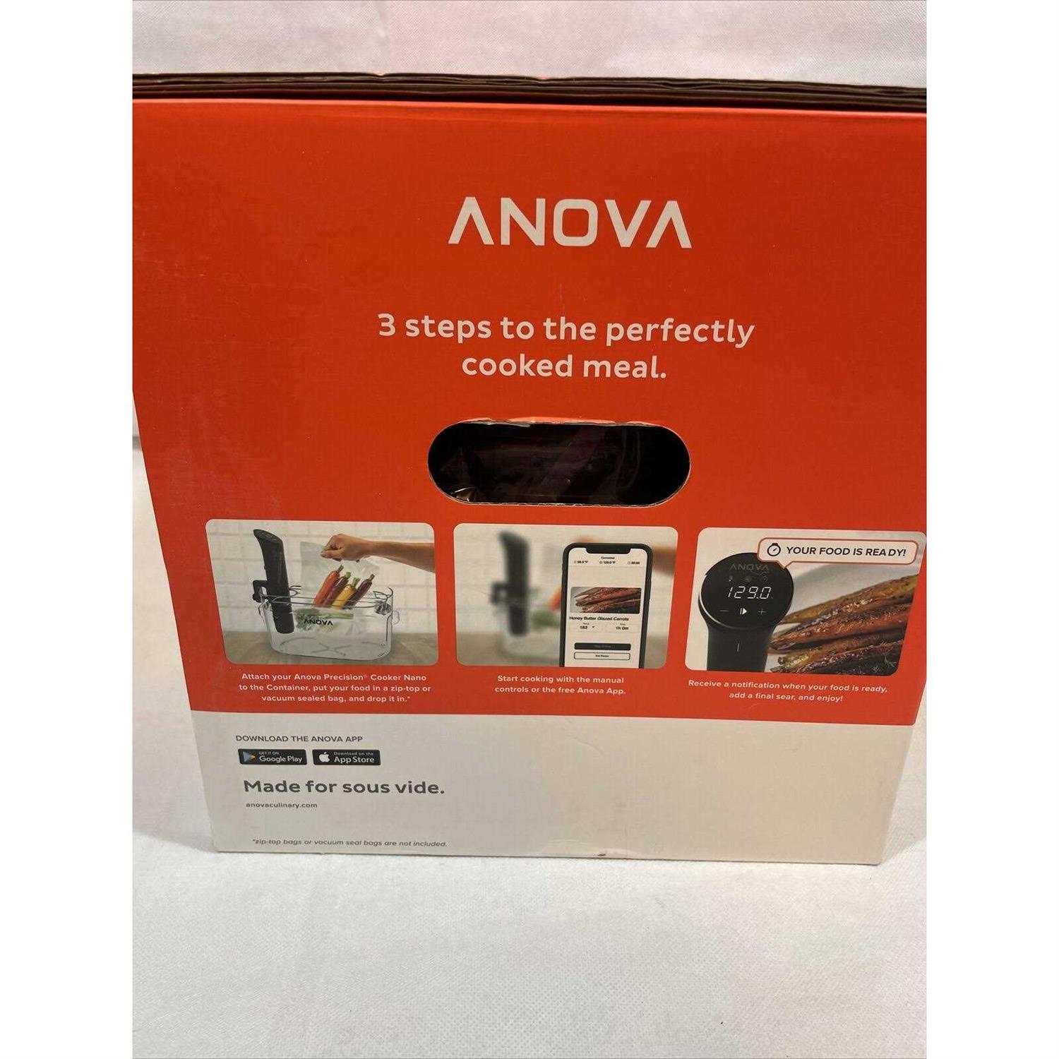 Anova Sous Vide Kit with Precision Cooker Nano and 12L Container
