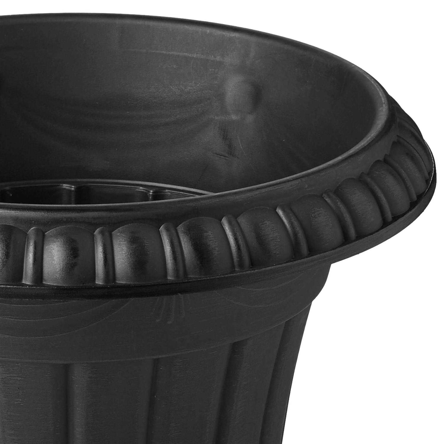 Arcadia Garden Products 13×15 inch Traditional Plastic Urn Planter