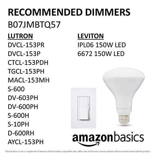 Amazon Basics BR30 LED Light Bulb 65W Equivalent