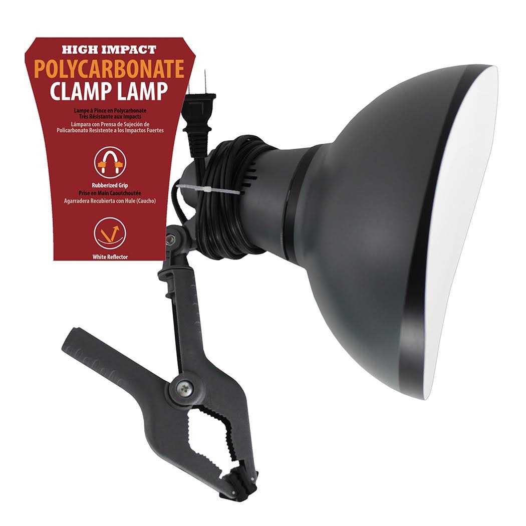 Stonepoint Polycarbonate Clamp Lamp Spotlight With Clamp