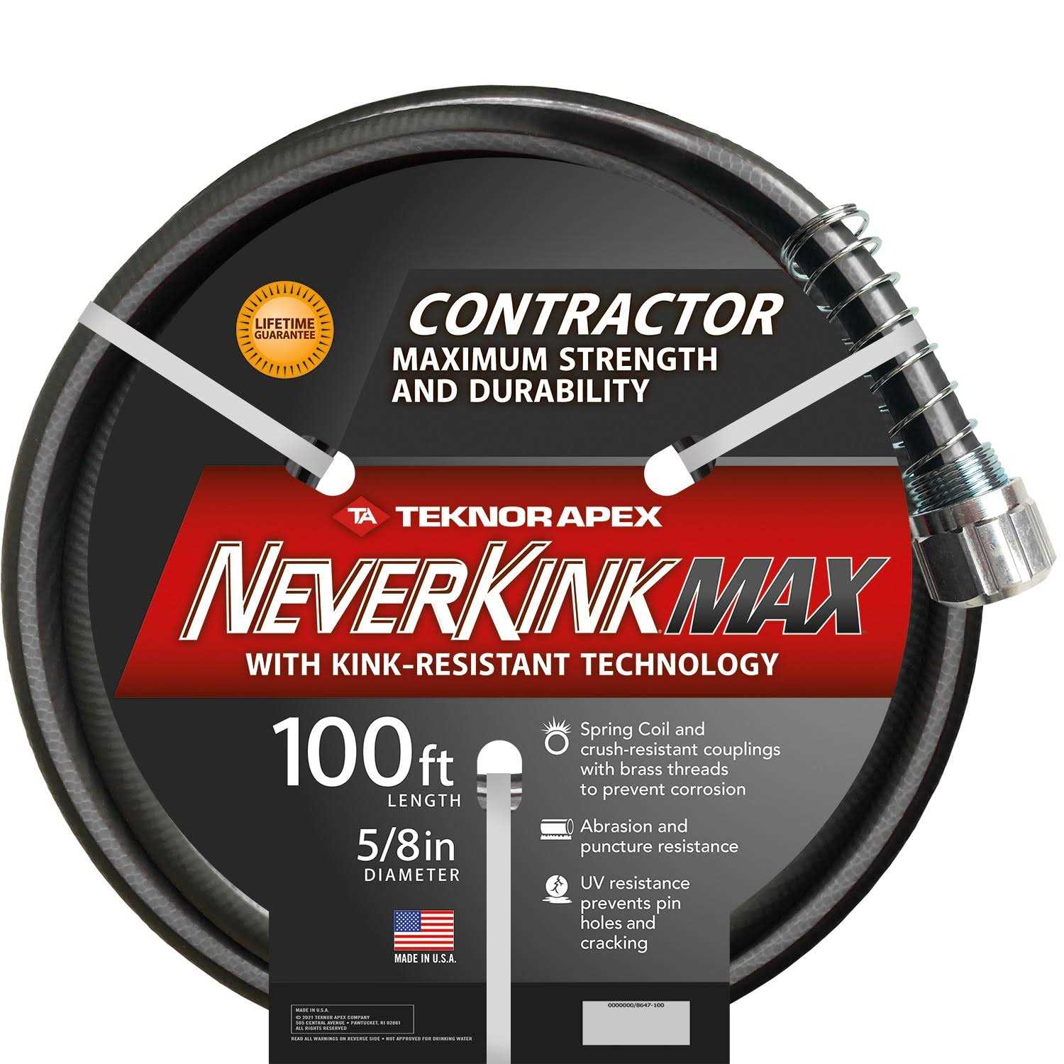 Teknor Apex 5/8-in x Kink Free Vinyl Gray Coiled Hose