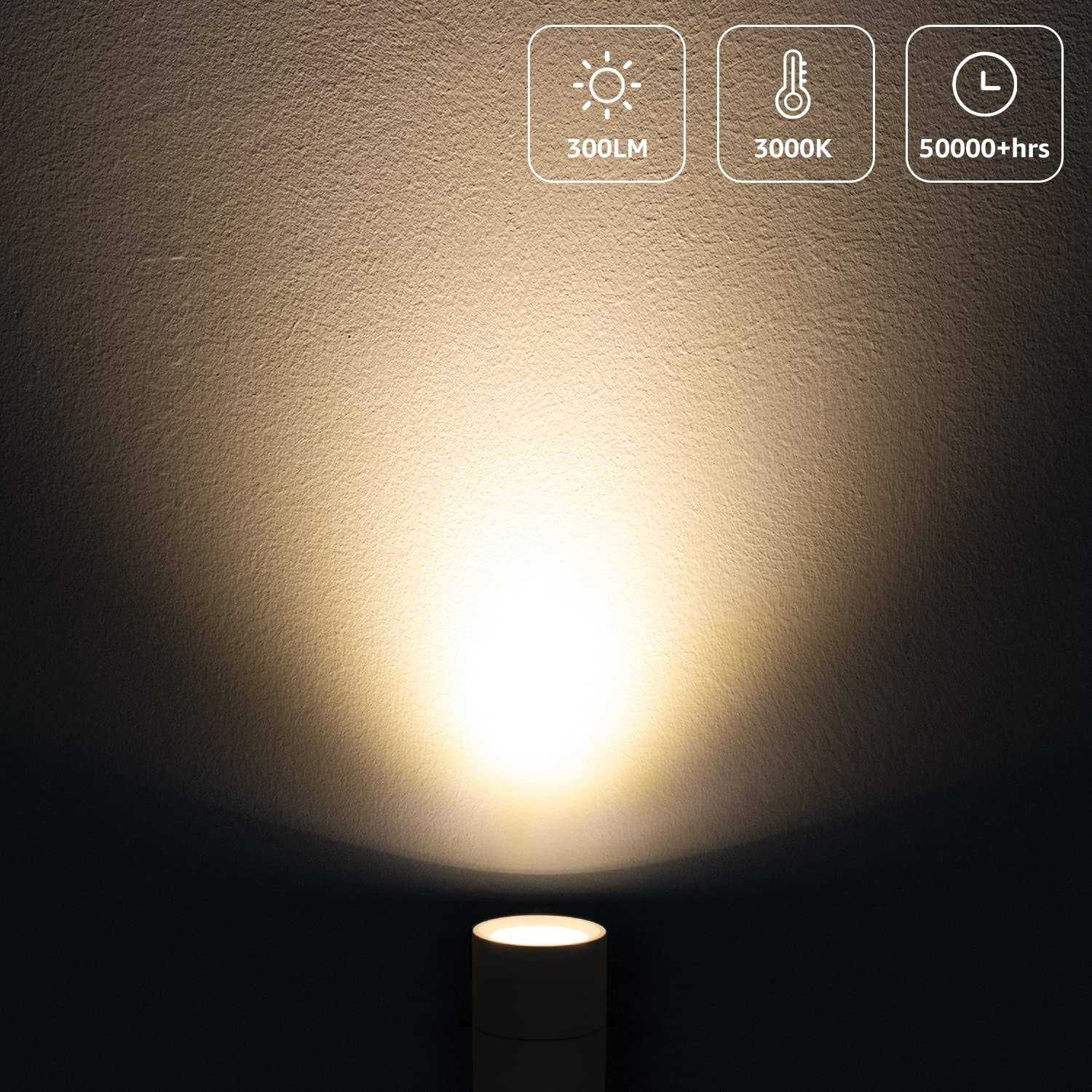 SUNVIE 2 Pack LED Up Lights for Indoor Use Uplight Warm White Floor Spotlight Lamp