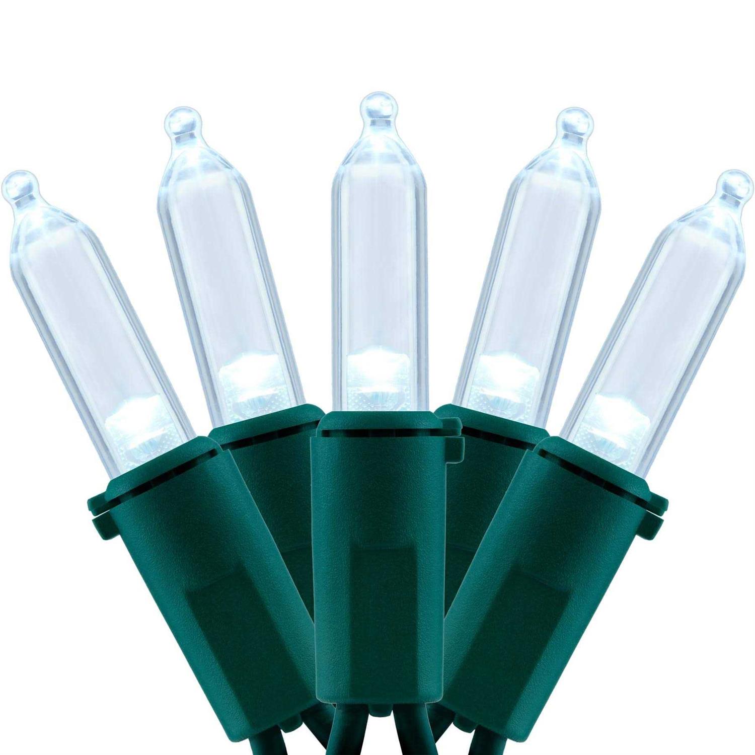 YULETIME Red Christmas Lights with Red Wire 66 Feet 200 LED UL Certified Consistent Color String Lights