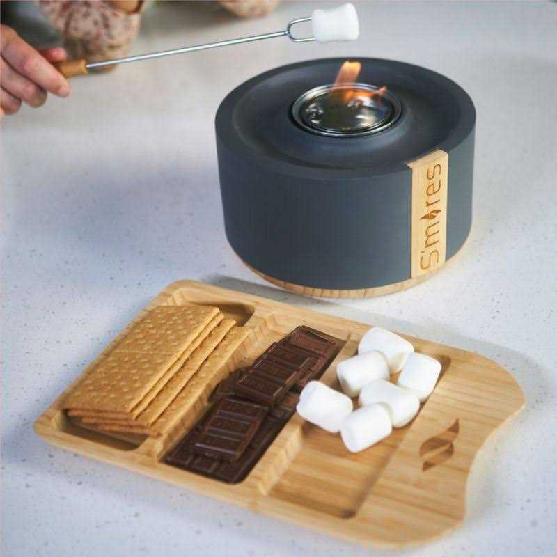 TerraFlame S’mores Roaster Gift Set with Bamboo Tray