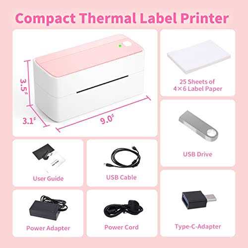 ASprink Bluetooth Thermal Shipping Label Printer