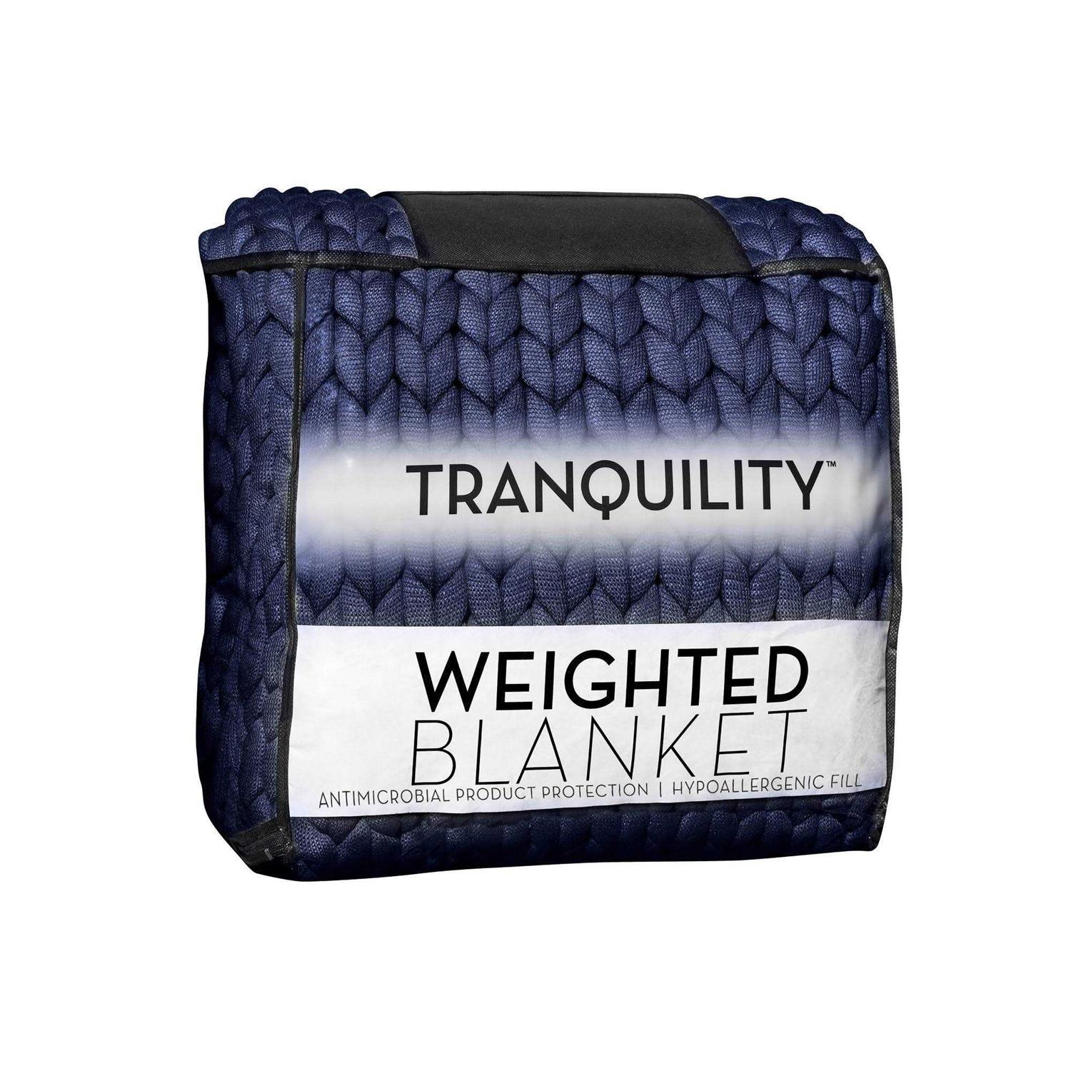Tranquility 12-lbs. Chunky Knit Weighted Blanket