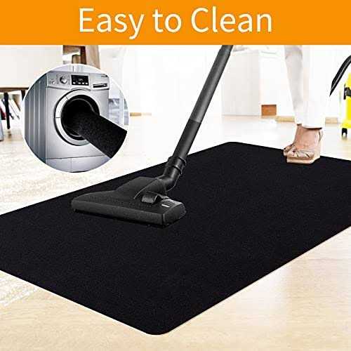 FMVIOL Office Chair Mat For Hardwood & Tile Floor 55×35 Computer Gaming Rolling Chair Mat