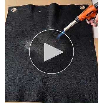 HANSWAY High Temp 18X24X1/4&” 6MM Felt Carbon Fiber Welding Blankets