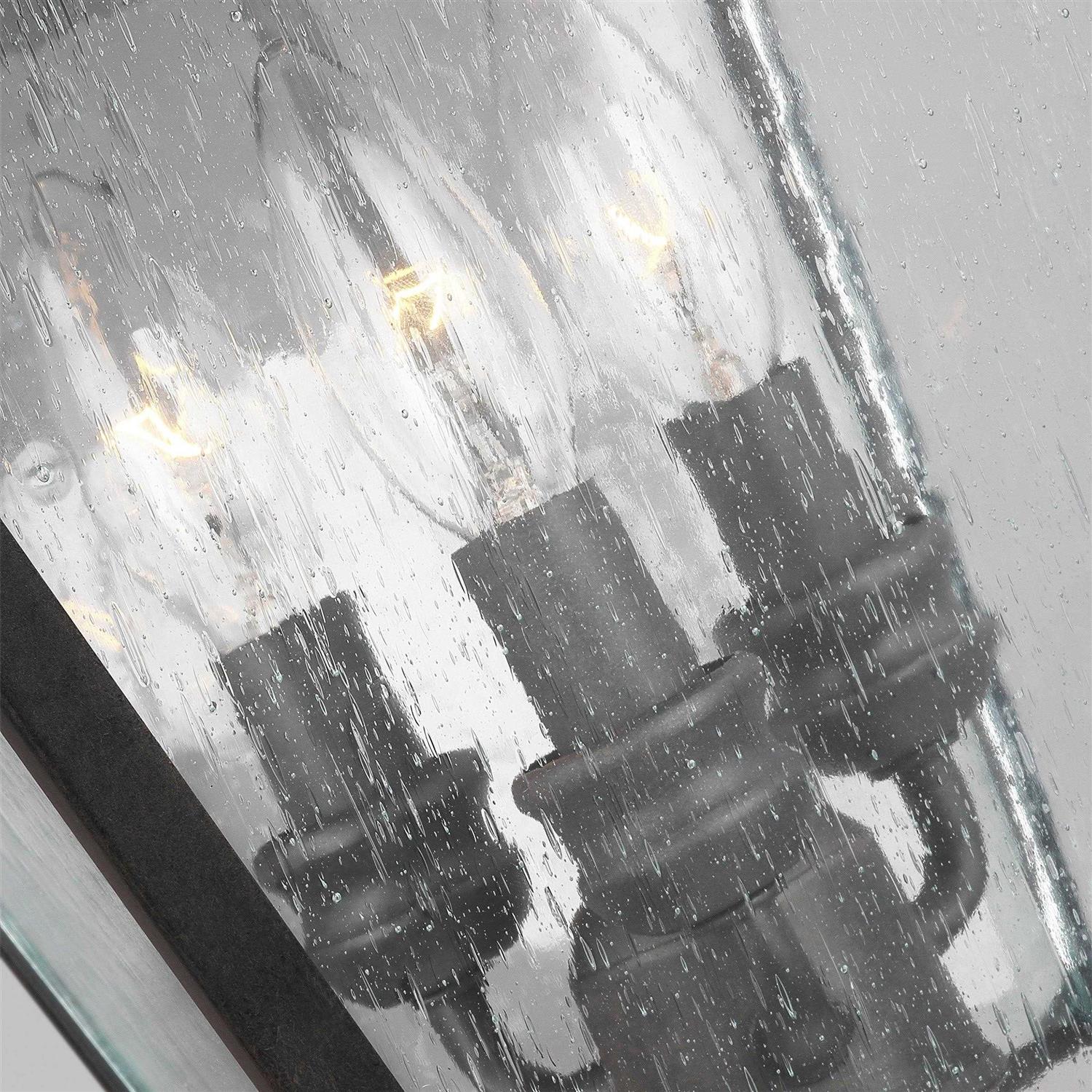 Visual Comfort Studio Galena 3 Light Wall Lantern OL14403SBL