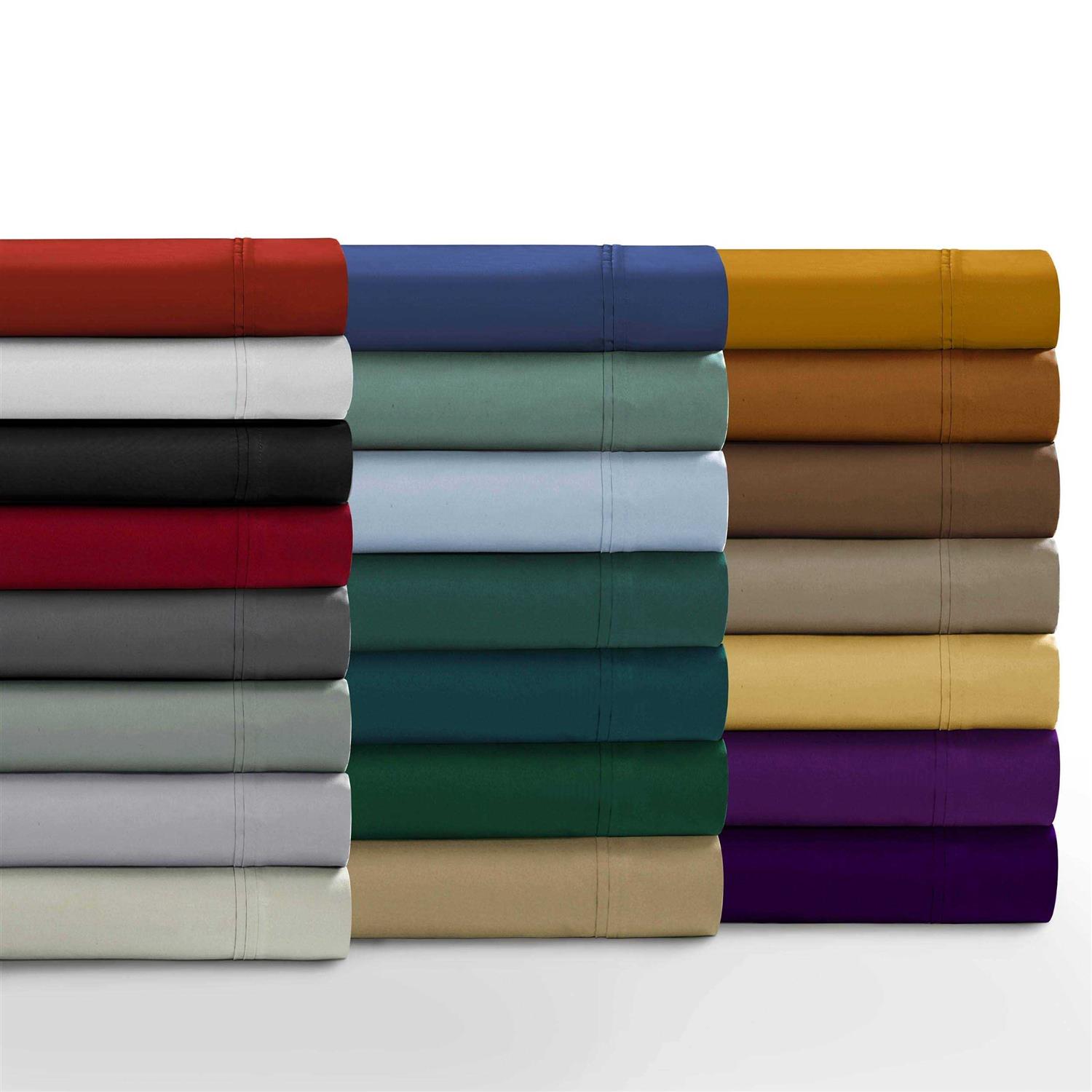 Tribeca Living Super Soft Solid Easy-Care Extra Deep Pocket Sheet Set