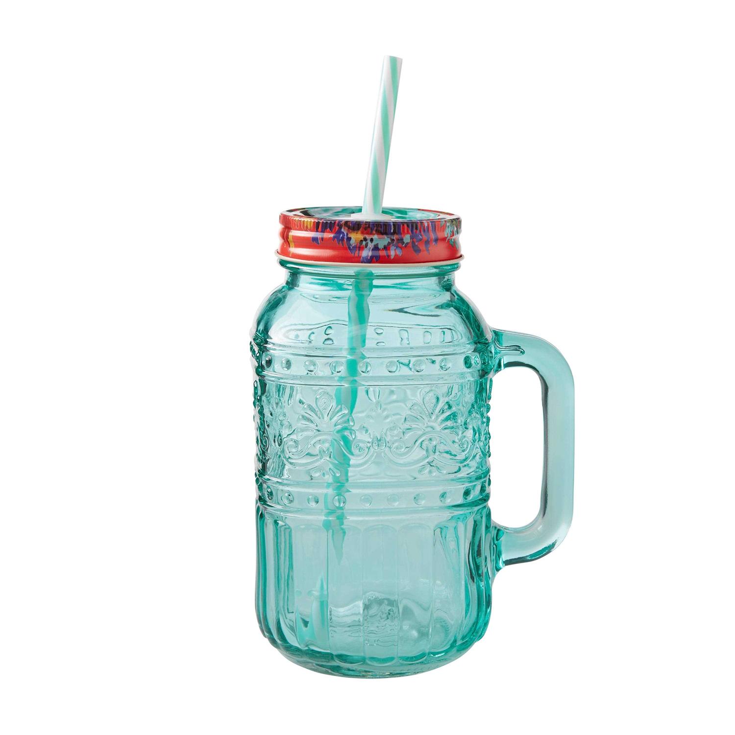 The Pioneer Woman Cassie 32-Fluid-Ounce Mason Jar Tumbler