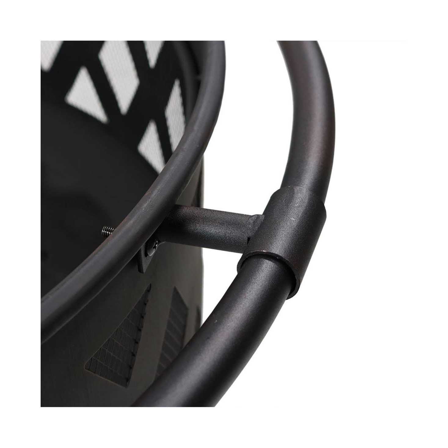 Sunnydaze Decor Crossweave Fire Pit with Spark Screen