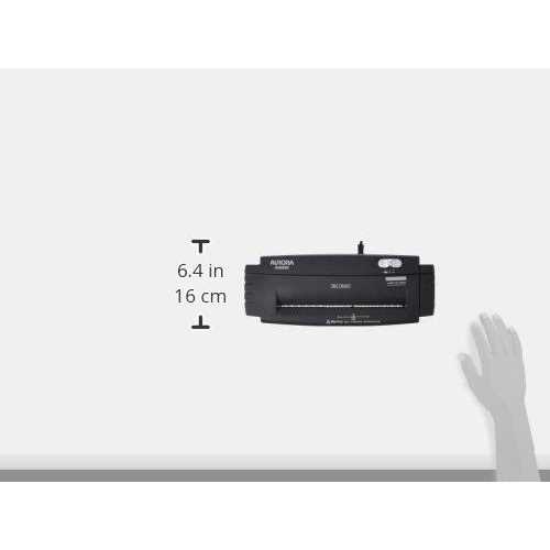 Aurora AS680S 6-Sheet Strip-Cut Paper/Credit Card Shredder without Wastebasket