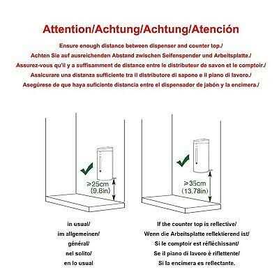 AIKE Wall-Mount Automatic Liquid Soap Dispenser 27oz Large Capacity