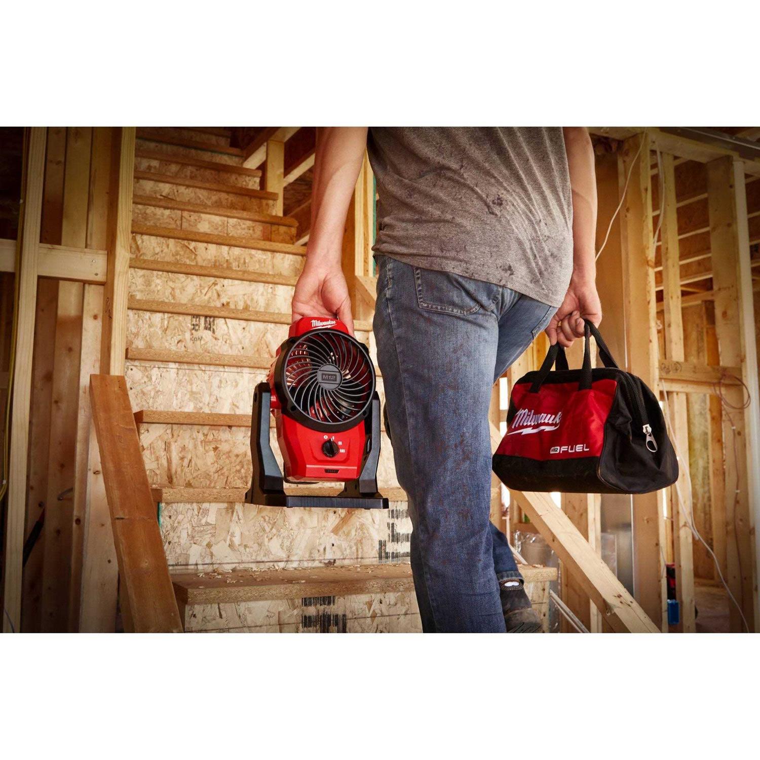 0820-20 Milwaukee M12 Mounting Fan