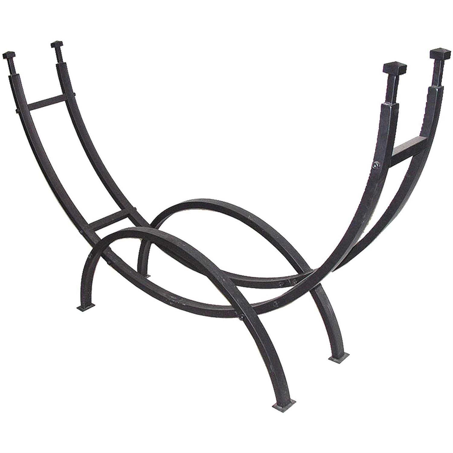 UniFlame Black Contemporary Log Rack W-1859