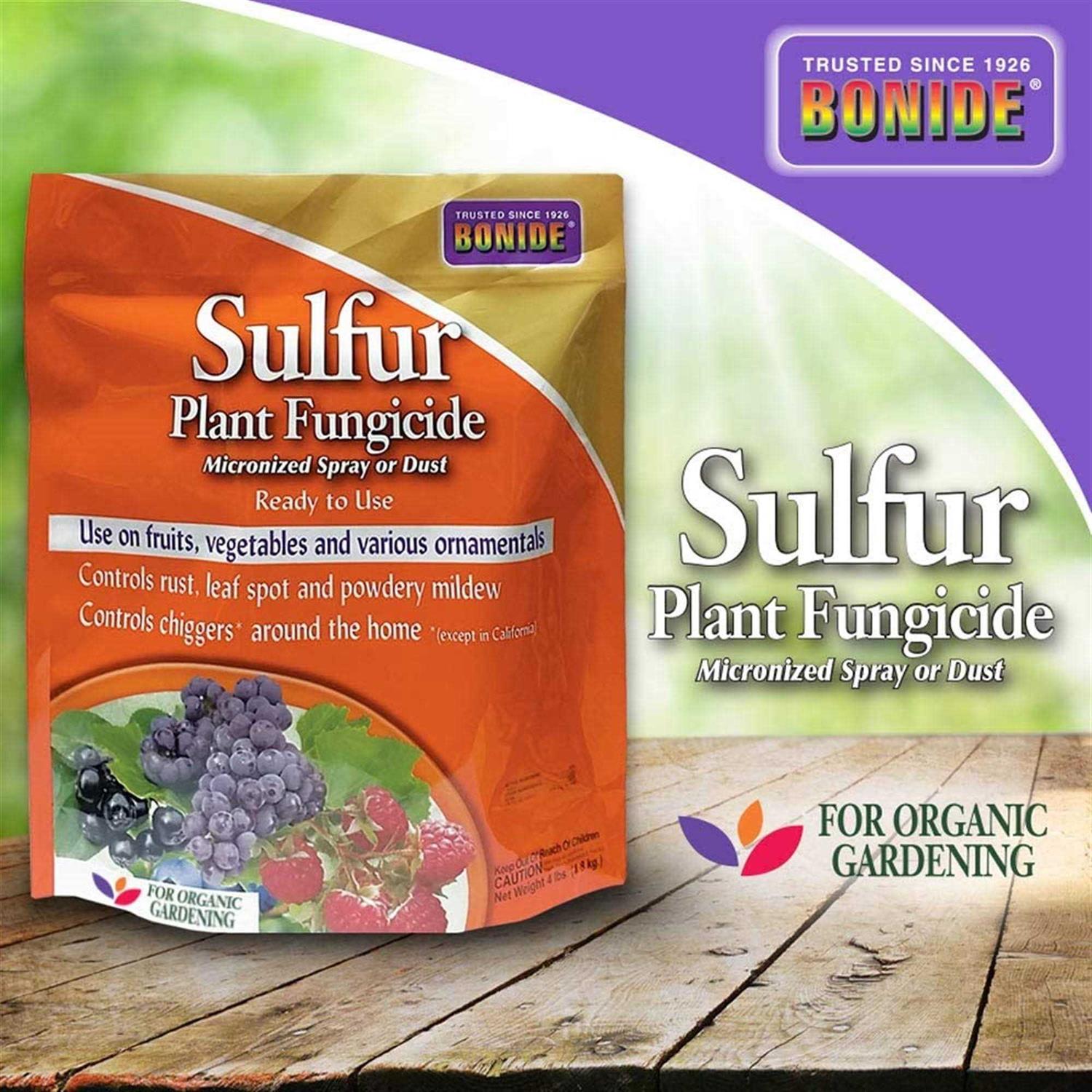 Bonide Sulfur Plant Fungicide Dust