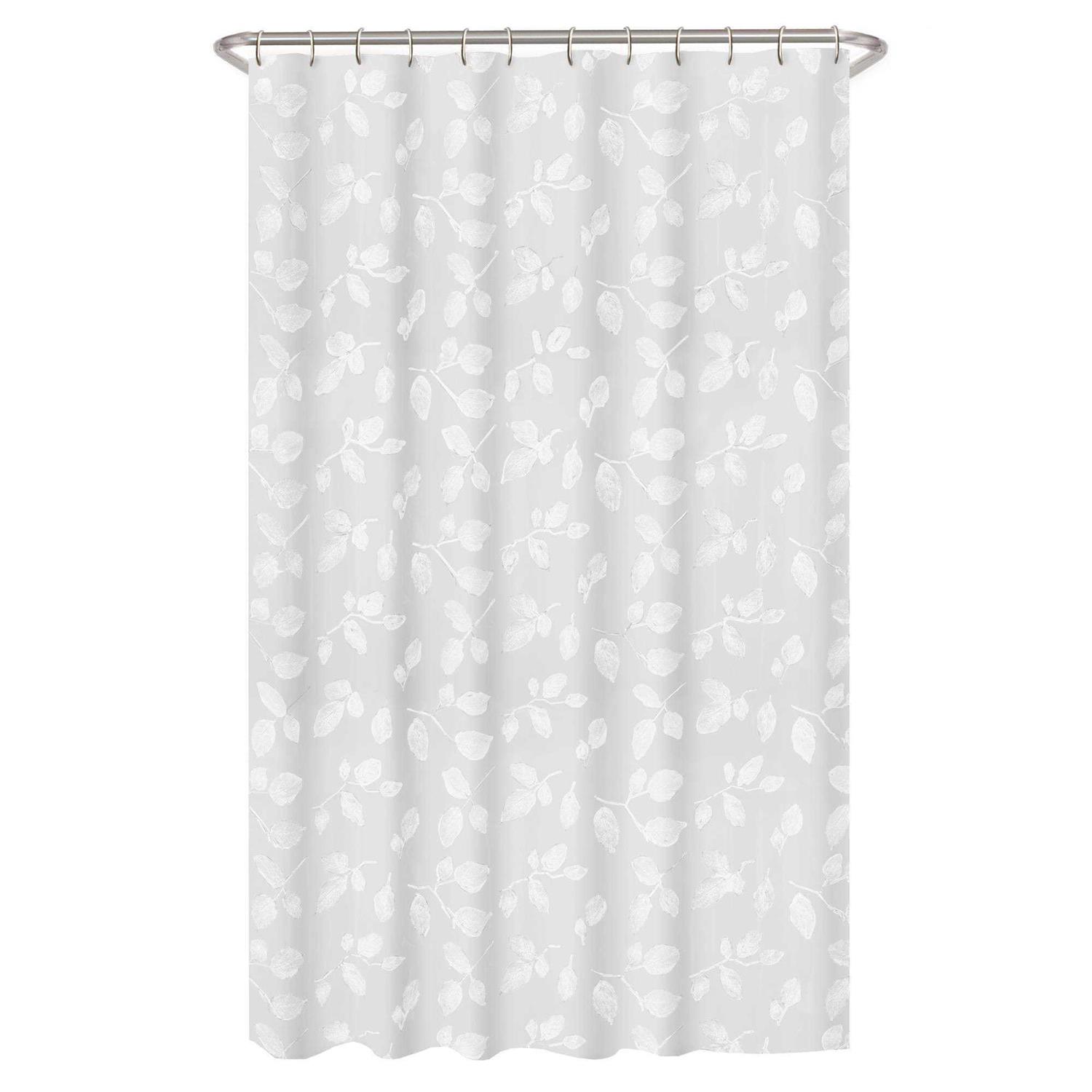 Zenna Home Just Leaves PEVA Shower Curtain