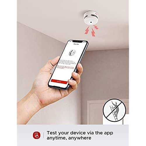 X-Sense Smart Smoke Detectors with SBS50 Base Station Wi-Fi Smoke Alarm Compatible with X-Sense Home Security App