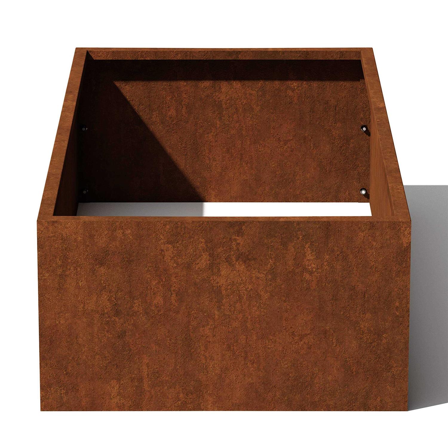 Veradek 4 ft Corten Steel Garden Bed