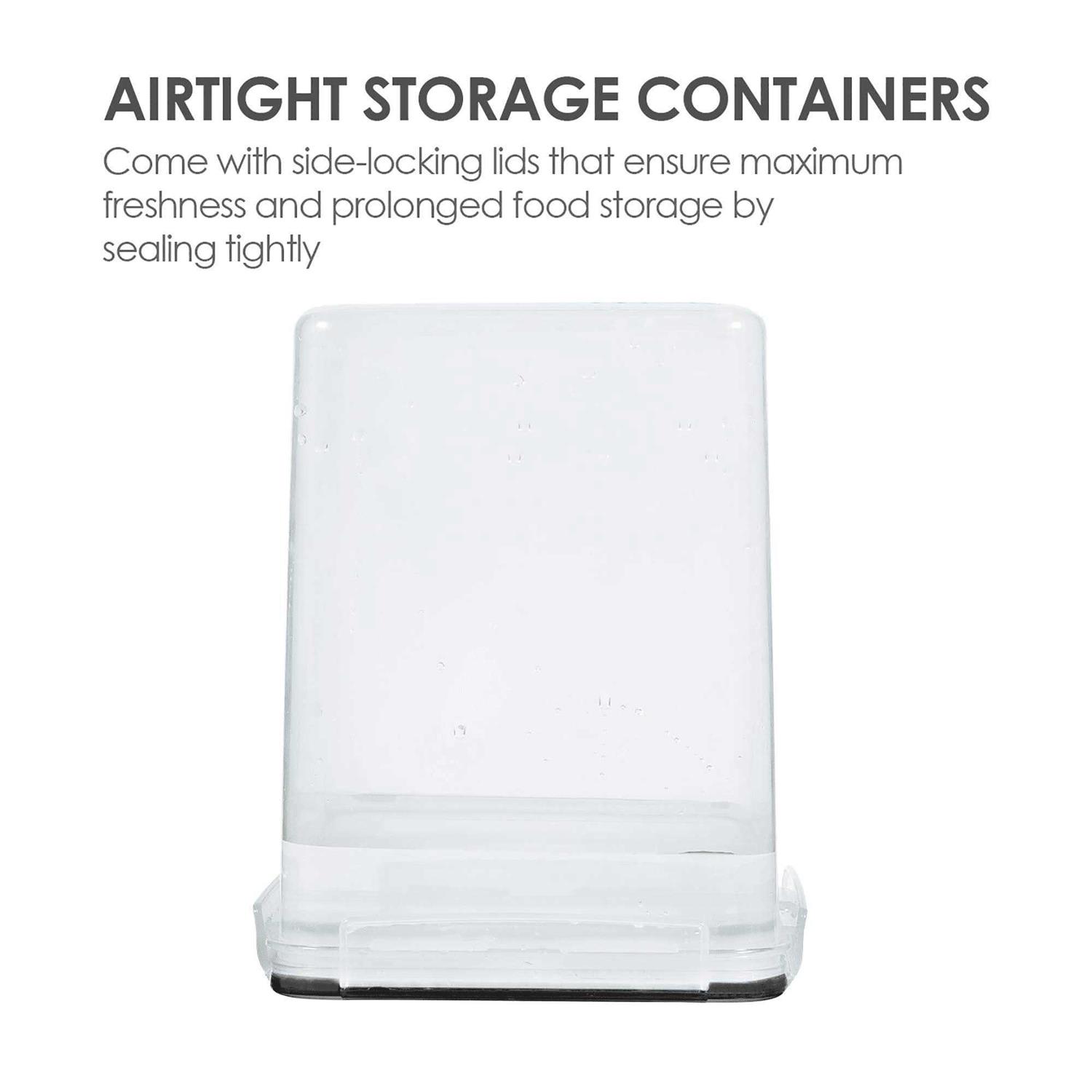 Vtopmart USVM02071 Airtight Pantry 4 Pcs Large Food Storage Canisters for Flour Sugar