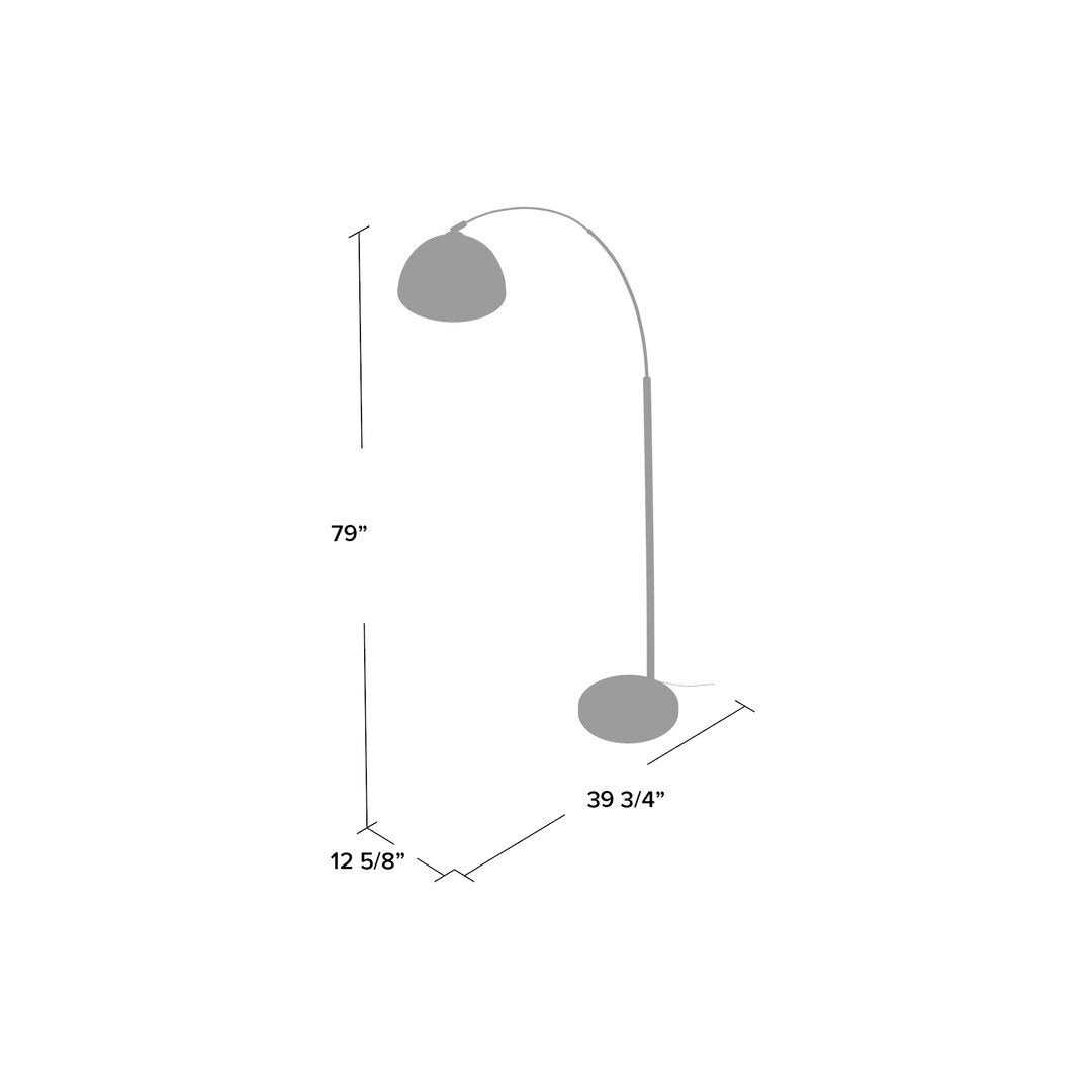 Wade Logan® Arenstein Angelray 79 Arched Floor Lamp