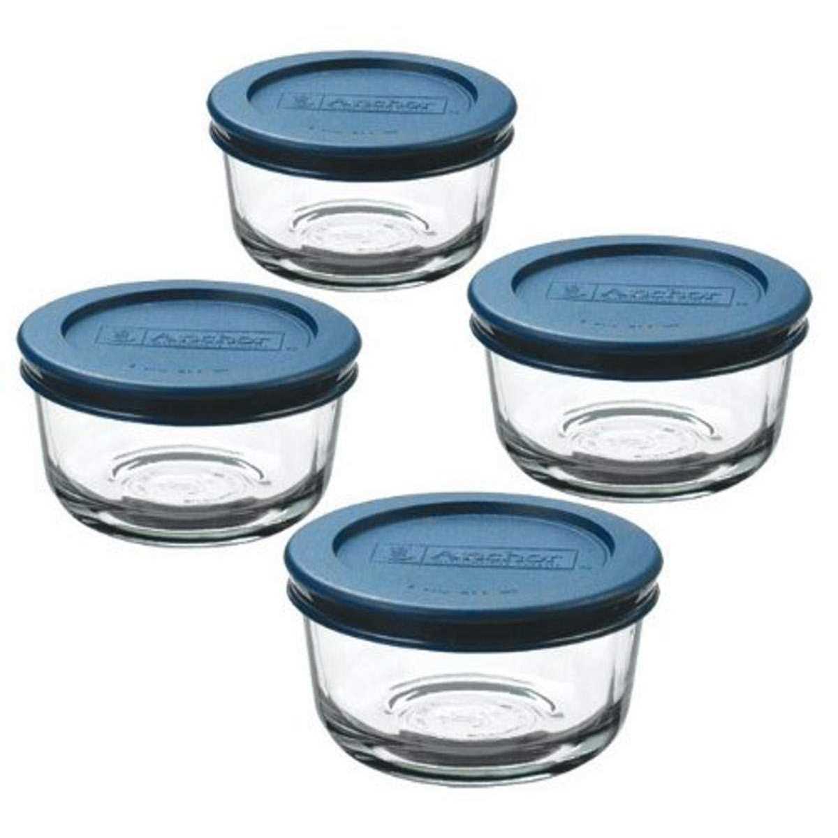 Anchor Hocking Glass Food Storage Containers with Lids