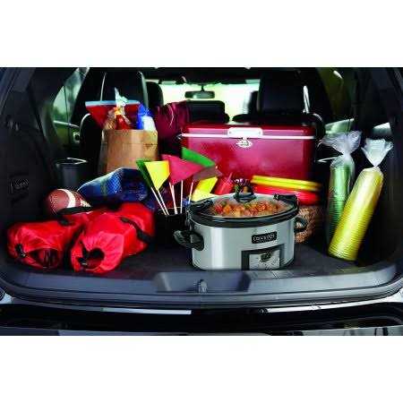 Crock-Pot Programmable Cook Carry 7 Quart Slow Cooker