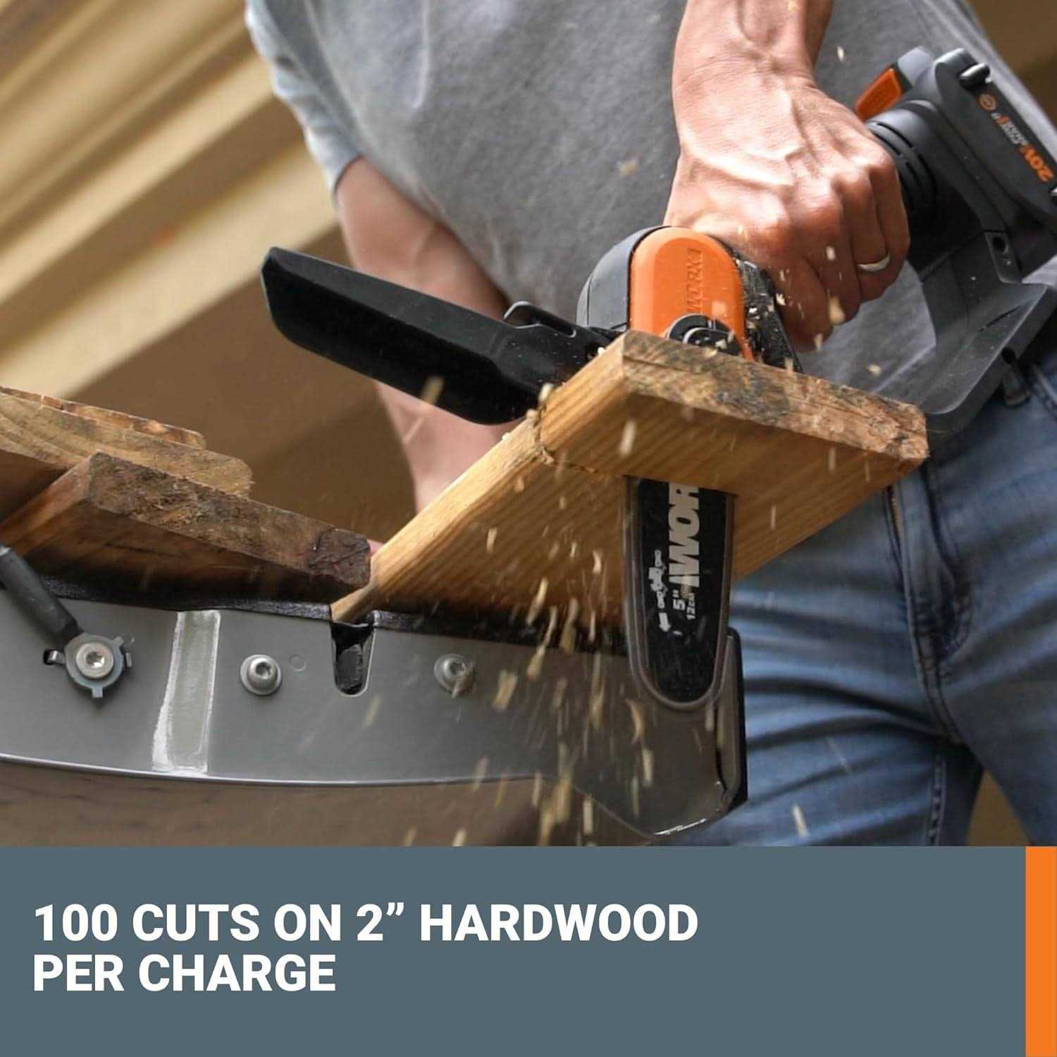 Worx WG324 20V Power Share 5 Cordless Pruning Saw