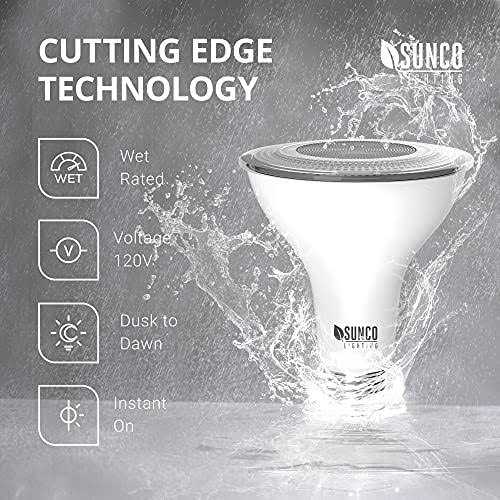 Sunco Lighting 10 Pack PAR30 Dimmable LED Bulb