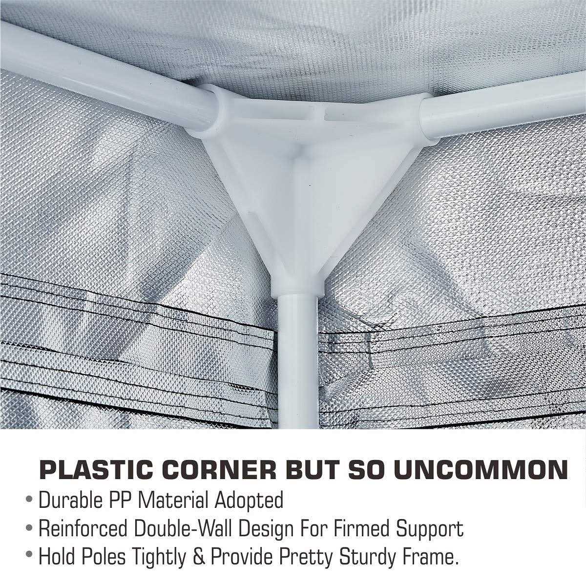 CDMALL Grow Tent Room Complete Kit Kit Hydroponic Growing System Indoor Plants Growing Dark Room + Hydroponics Growing Setup Accessories