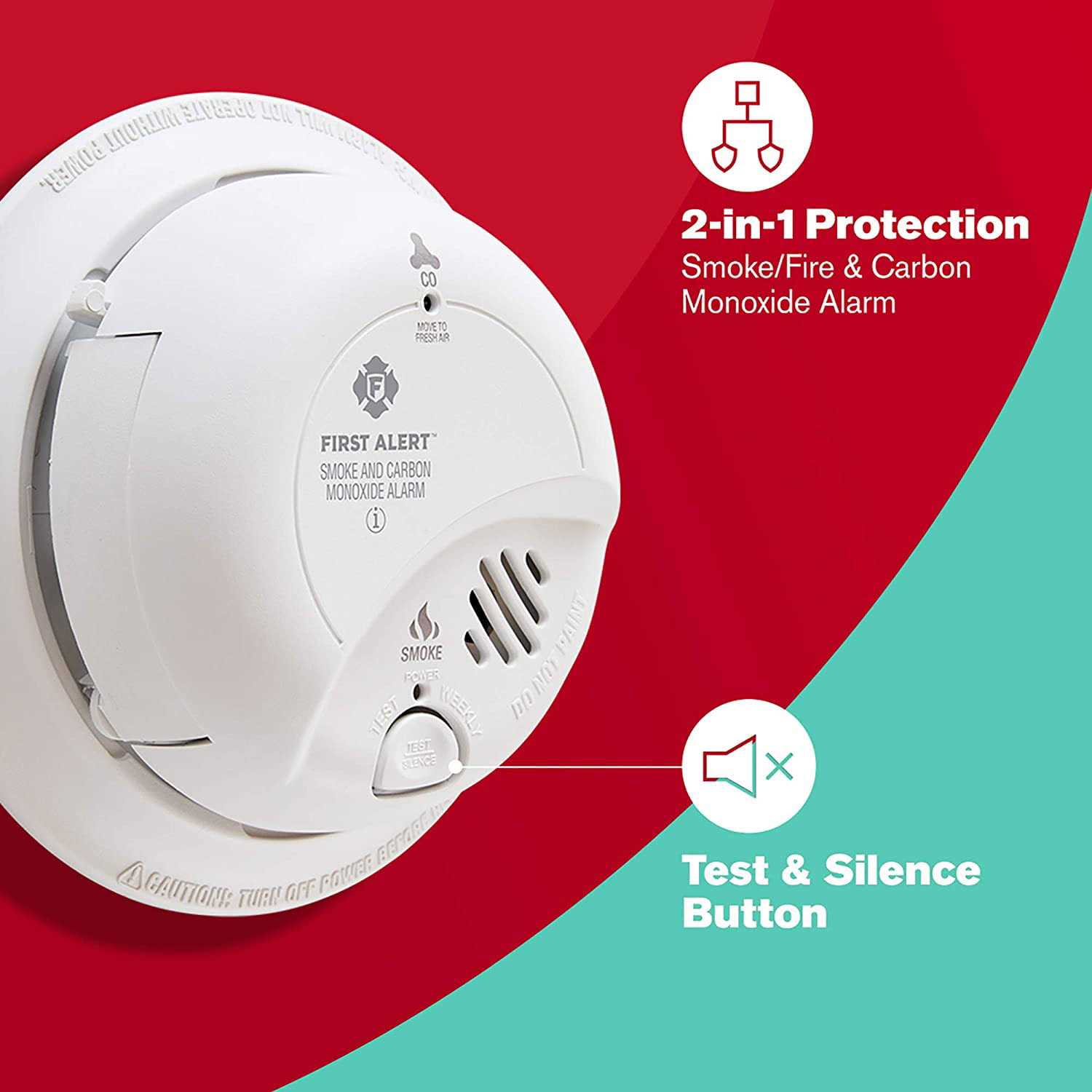 BRK First Alert SC9120B Smoke & Carbon Monoxide Alarm
