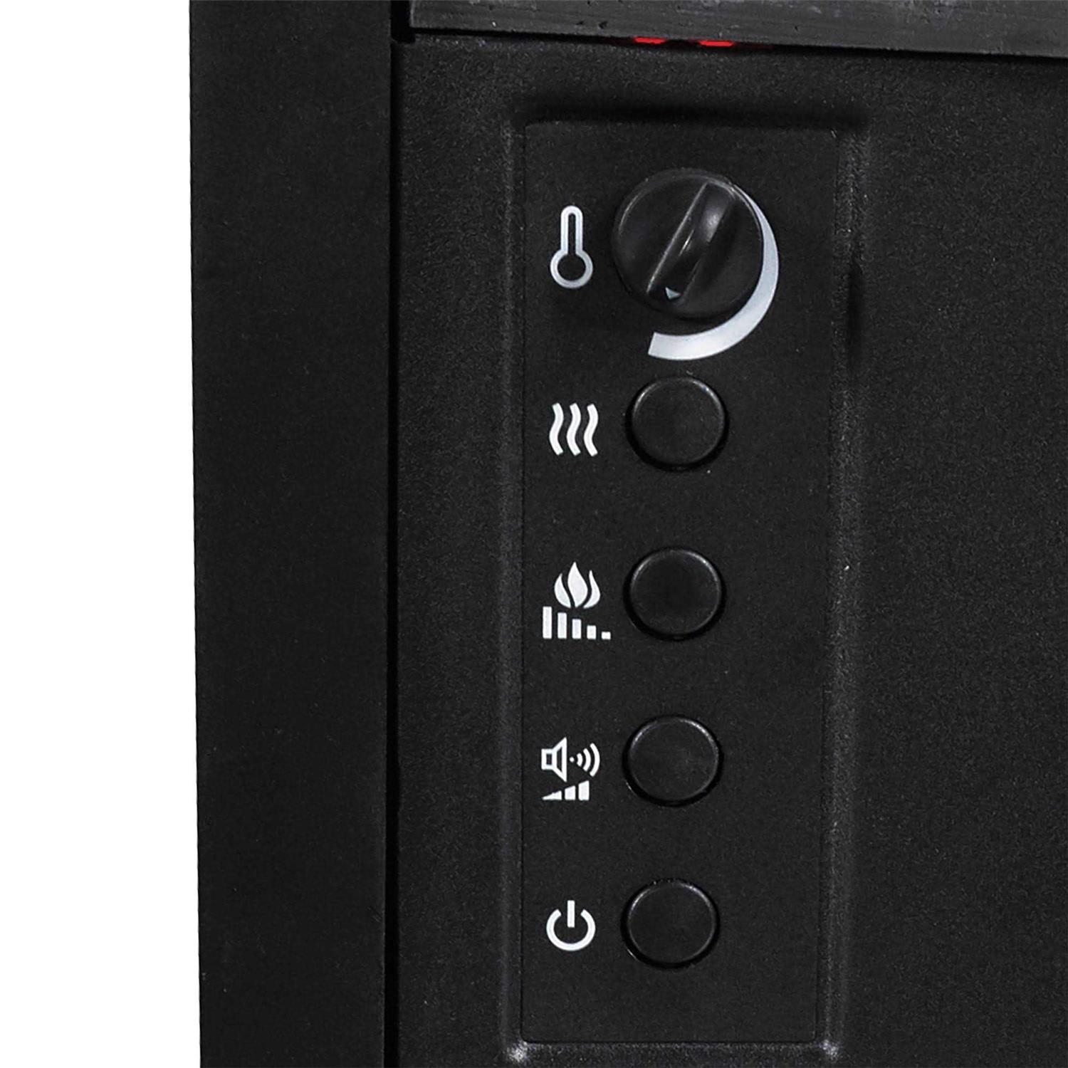 Duraflame Infrared Quartz Electric Juniper Log Set Heater with Crackling Sound