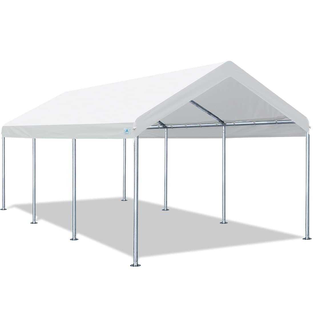 Advance Outdoor 10′ x 20′ Heavy Duty Carport Car Canopy Garage Boat Shelter Party Tent