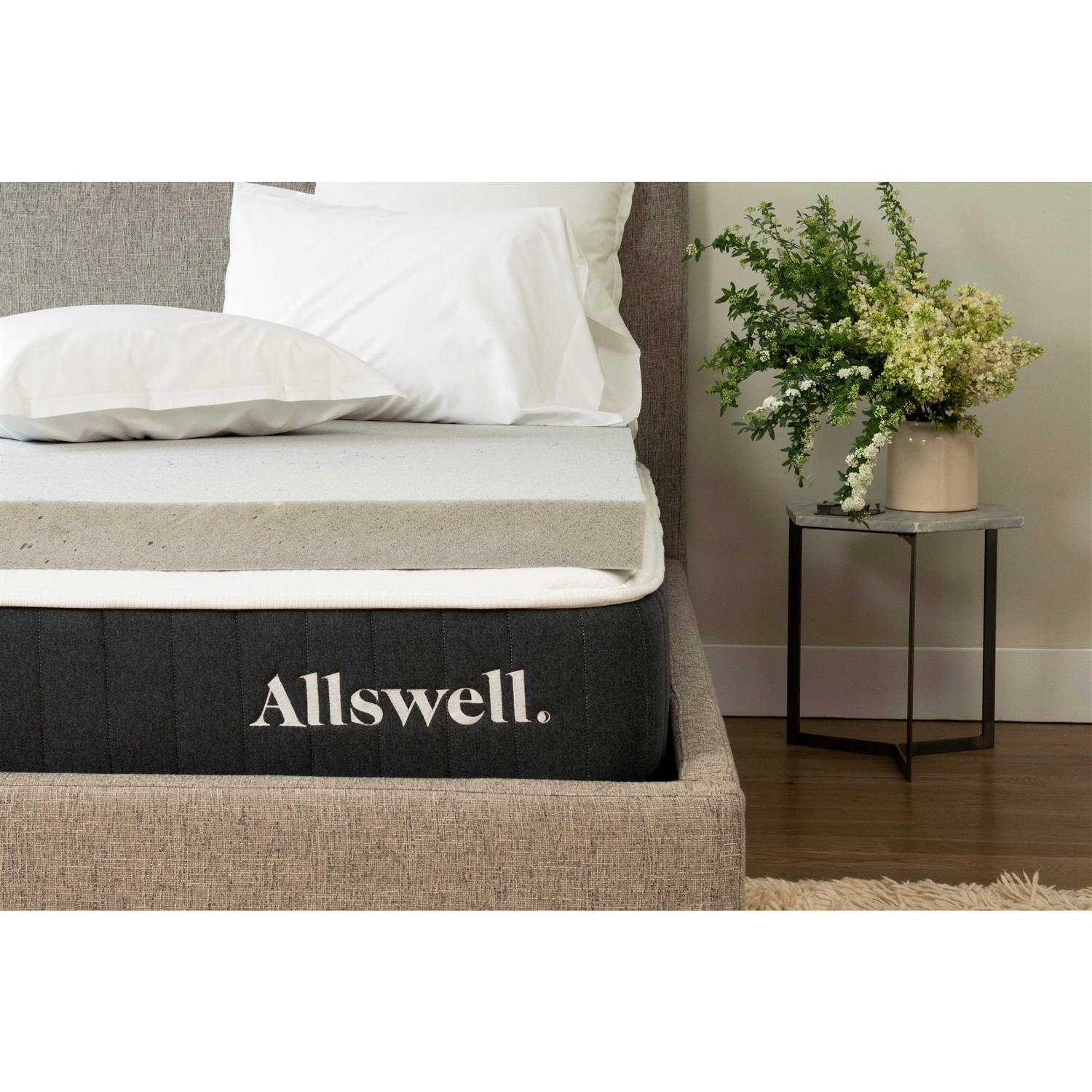 Allswell Memory Foam Mattress Topper Infused with Graphite