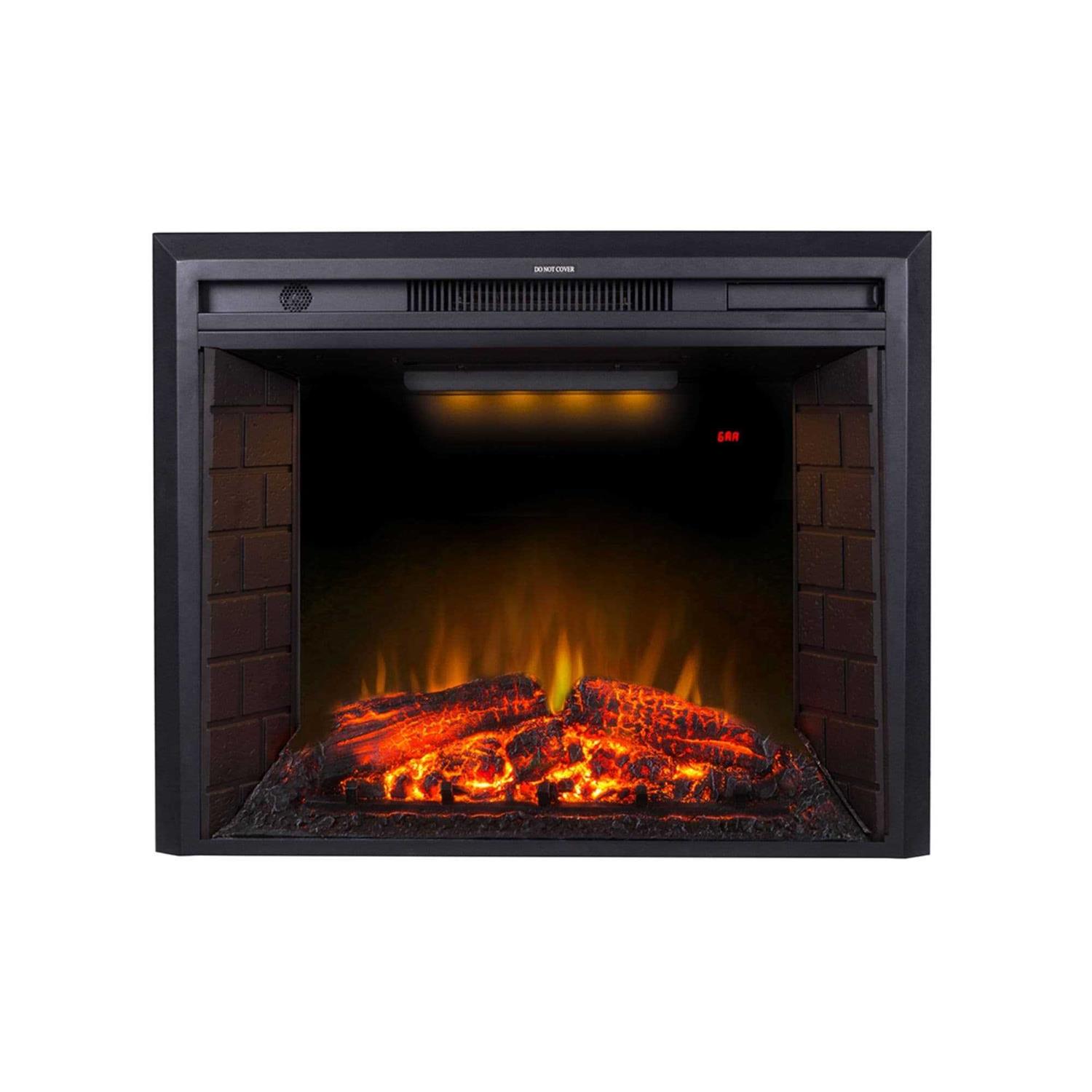 Clihome 30.5-36 In. Electric Fireplace Insert With Overheating Protection