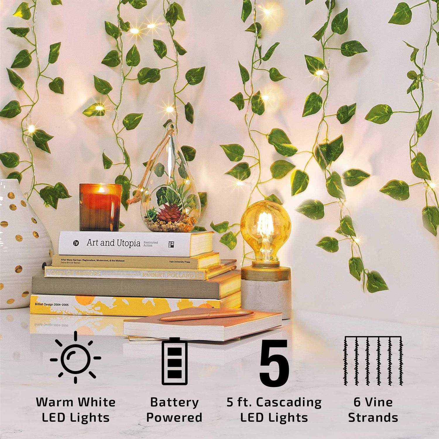 Brightside LED Cascading Curtain Vine Indoor Lights