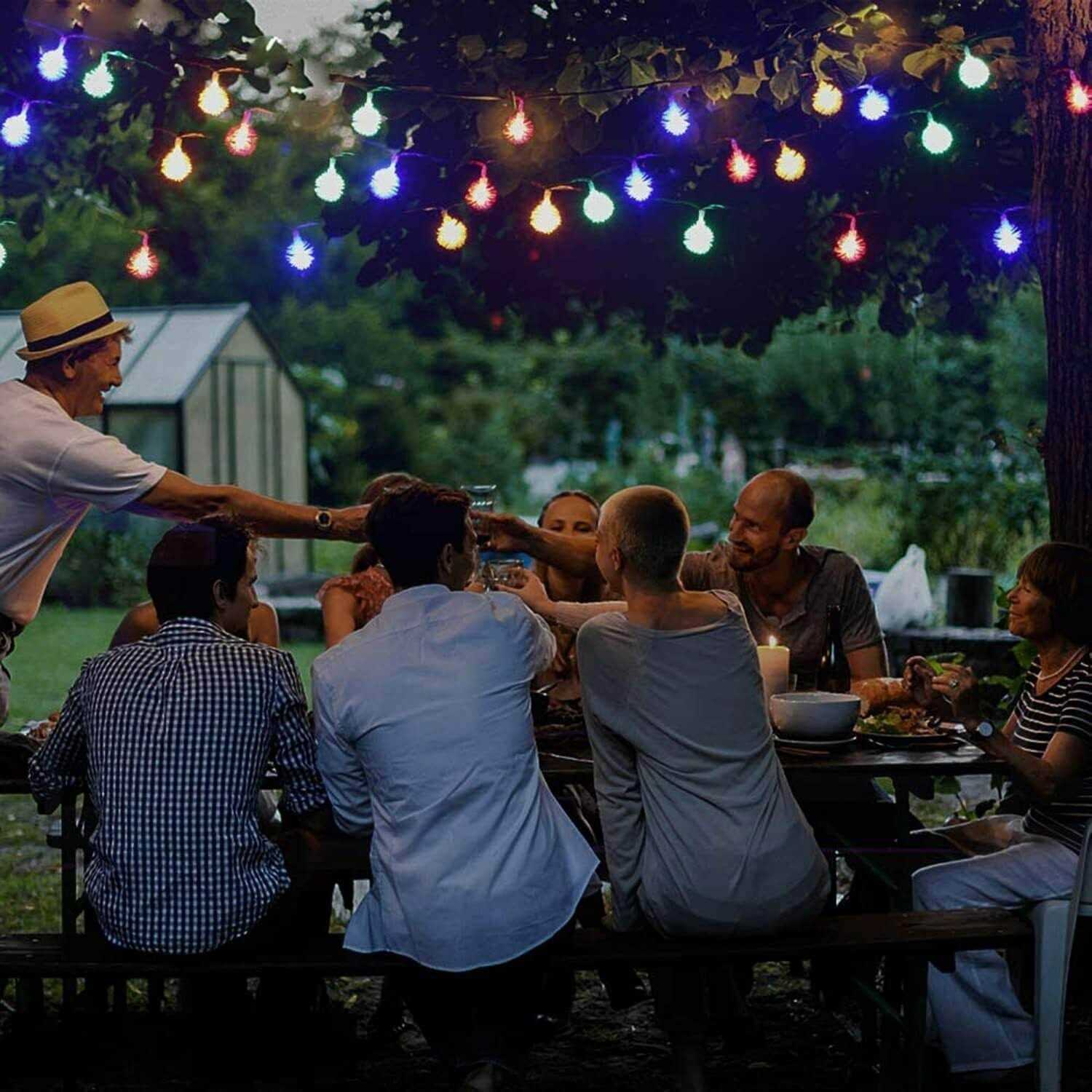 20ft 40led Fairy Light Pinecone RGB String Light Remote Control