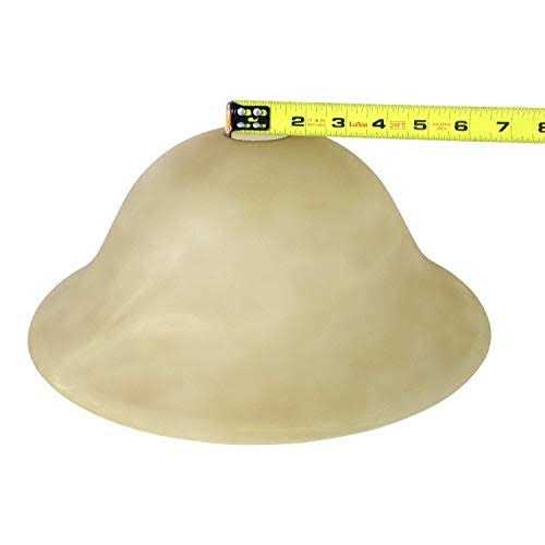 Alabaster Amber Glass Lamp Shade Replacement for Floor Lamp