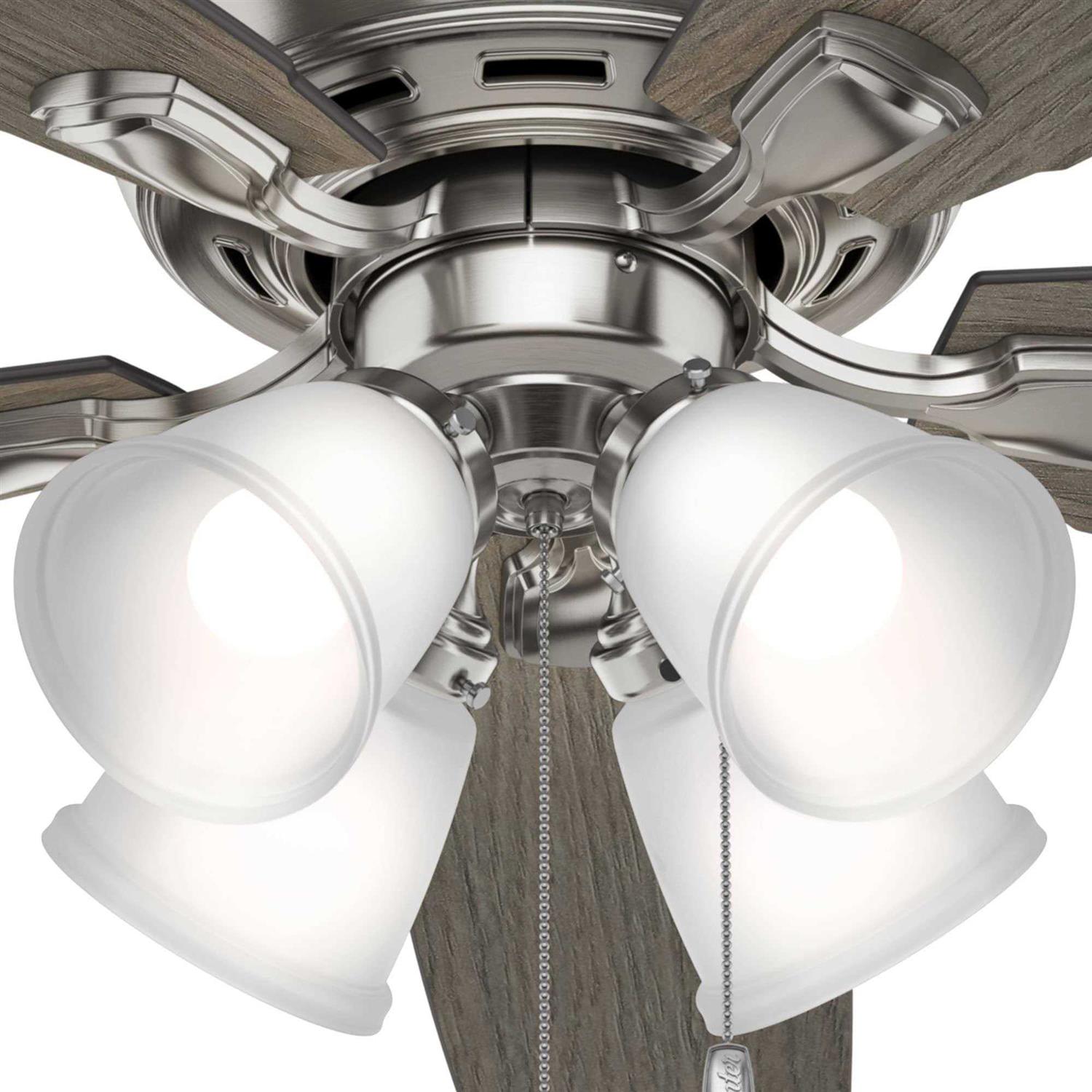 52 Hunter Amberlin Ceiling Fan with LED Light Kit