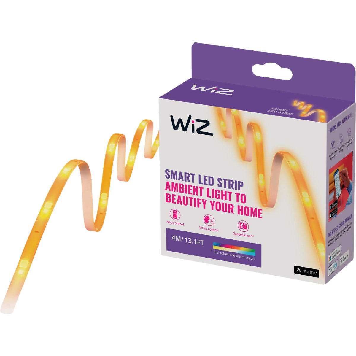 WiZ 13-ft. RGB Wi-Fi LED Smart Light Strip