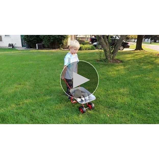 3t Group Kids Wheelbarrow Wheelbarrow for Kids Wheel Barrel Kids Wheel Barrows Metal Wheelbarrow Child Wheelbarrow Toys Gift