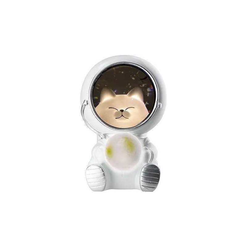 ALMOXVYE Astronaut Animal Night Light Cute Spaceman LED Night Light Desktop Astronaut Cat Lamp