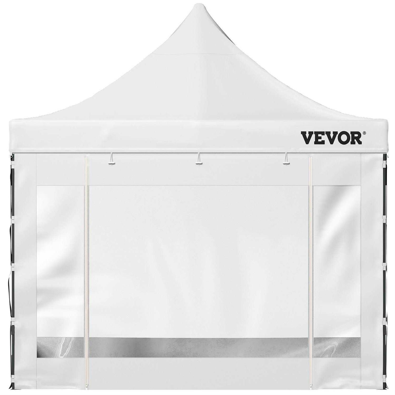 VEVOR 10 Ft. x 10 Ft. Pop Up Canopy Tent Outdoor Patio Gazebo Tent Uv Resistant Waterproof Instant Gazebo Shelter